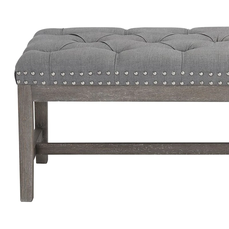 Providence Ferdinand Bench, Grey - Image 3