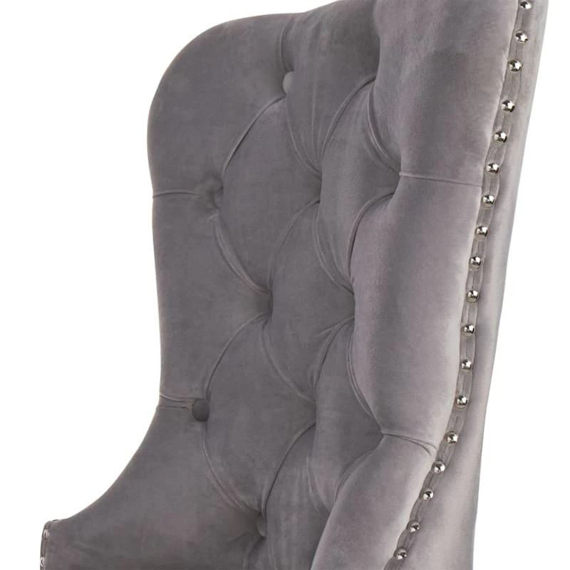 Providence Grey Ring Back Dining Chair - Image 3