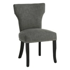 Providence Jhene II Studded Back Dining Chair, Grey