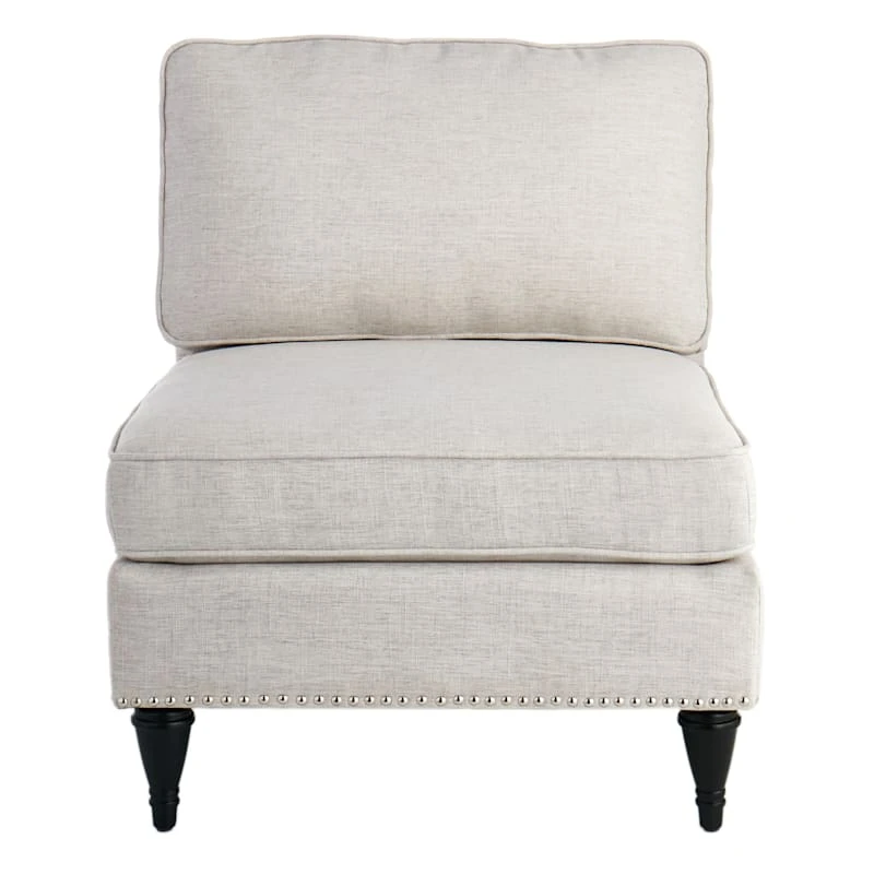 Providence Logan Slipper Chair, Grey - Image 3