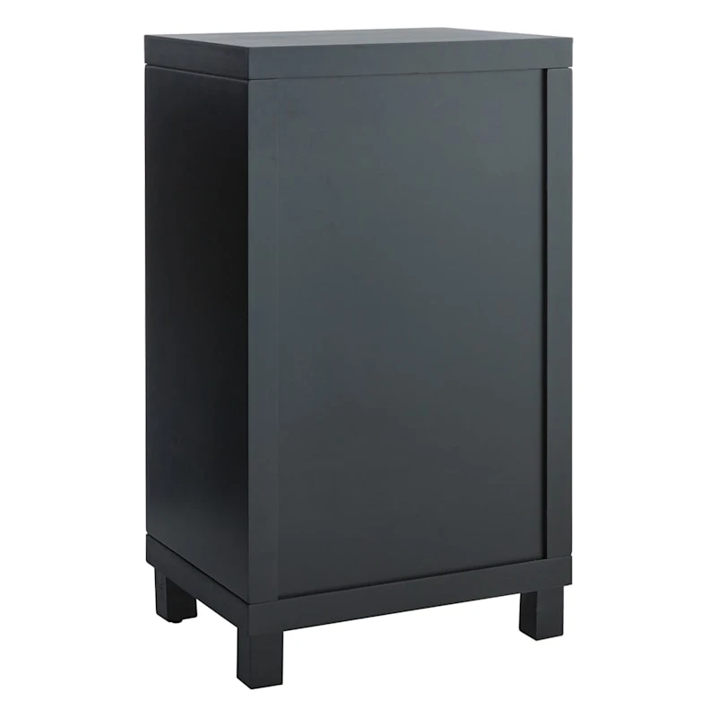 Providence Merrick Black 1-Door Cabinet - Image 2