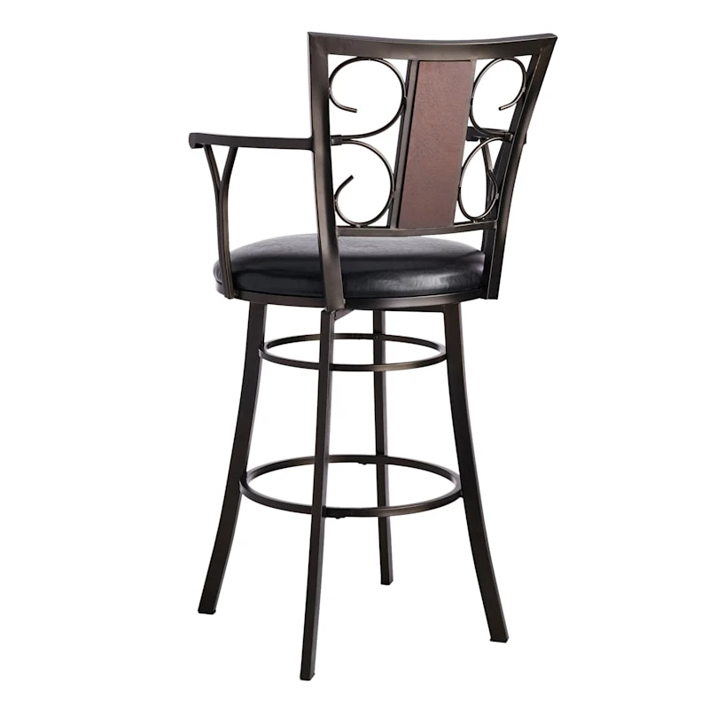 Providence Naomi Barstool, Brown - Image 2