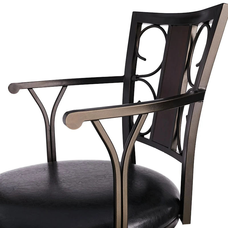 Providence Naomi Barstool, Brown - Image 4