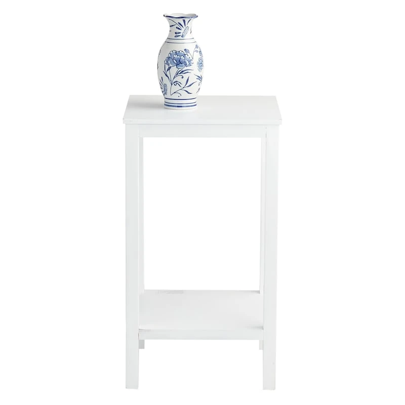 Providence Pratt White Square Accent Table, 25" - Image 5
