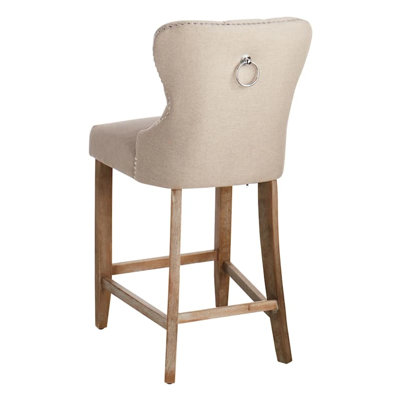 Providence Ring Back Counter Stool, Linen - Image 2