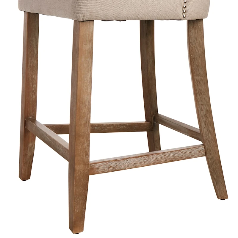 Providence Ring Back Counter Stool, Linen - Image 5