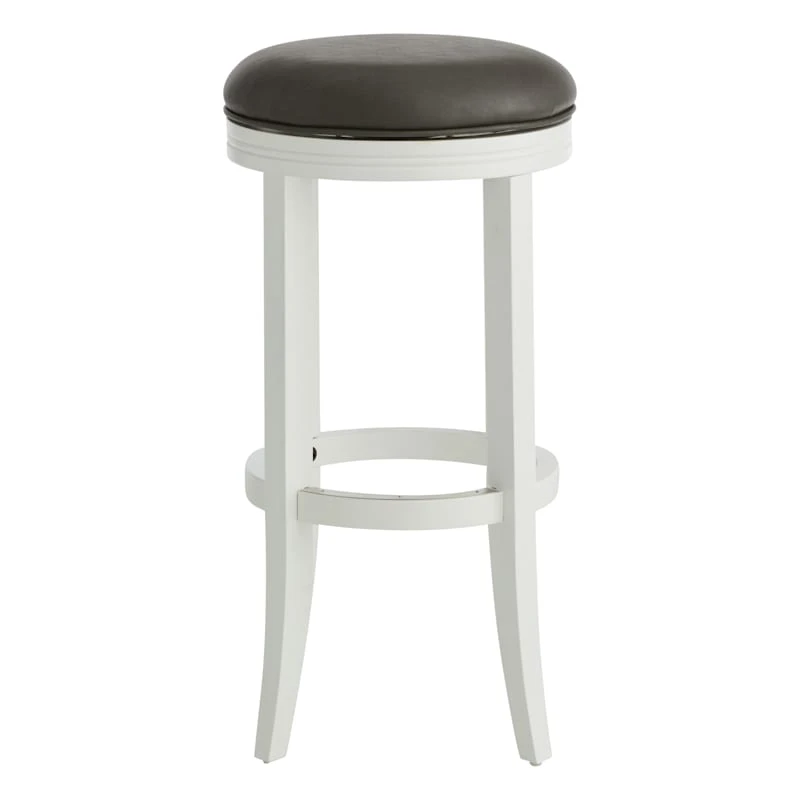 Providence Victoria Backless Barstool, White - Image 2