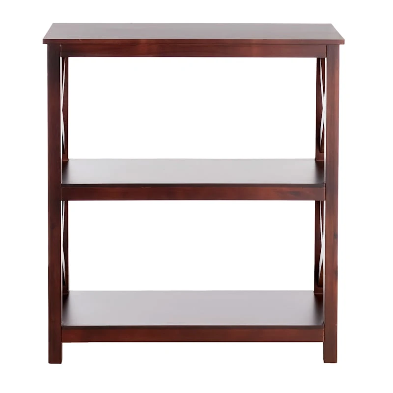 Providence Xavier 3-Tier Brown Bookshelf, 29" - Image 2