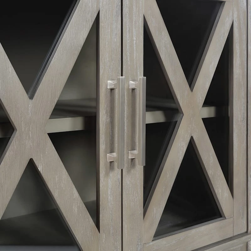 Rowan 2-Drawer Grey Cabinet - Image 6