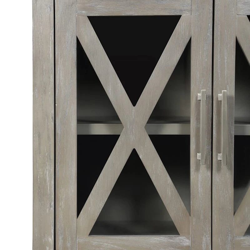 Rowan 2-Drawer Grey Cabinet - Image 7