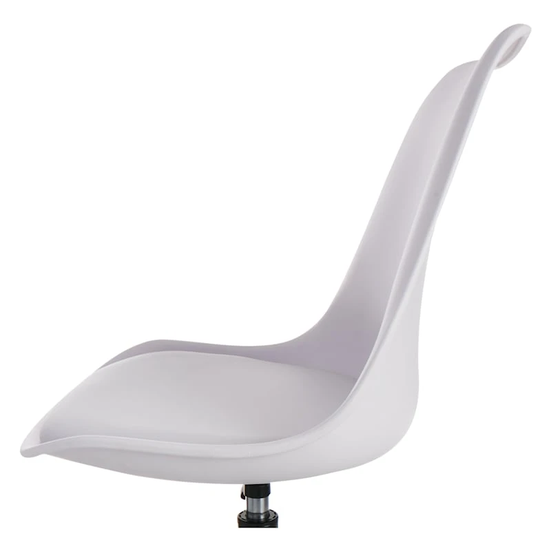 Sally Adjustable Office Chair, White - Image 3