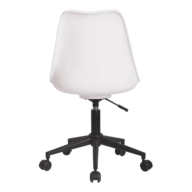 Sally Adjustable Office Chair, White - Image 6
