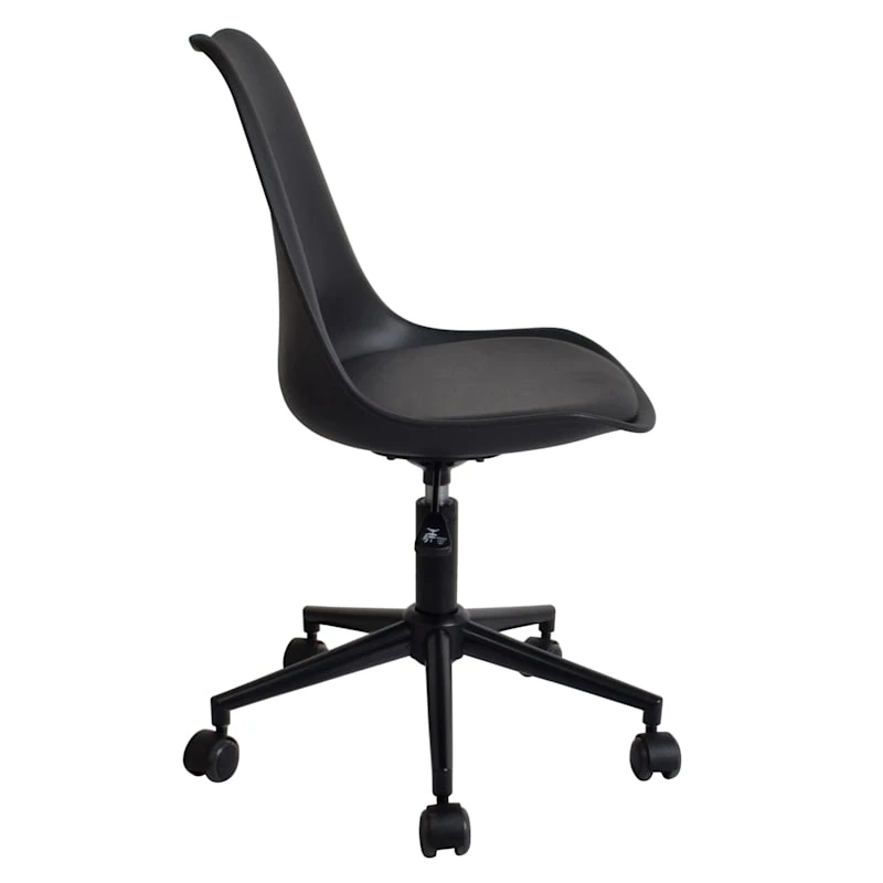 Sally Black Adjustable Office Chair - Image 3