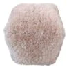 Sammy Shag Pouf, Pink