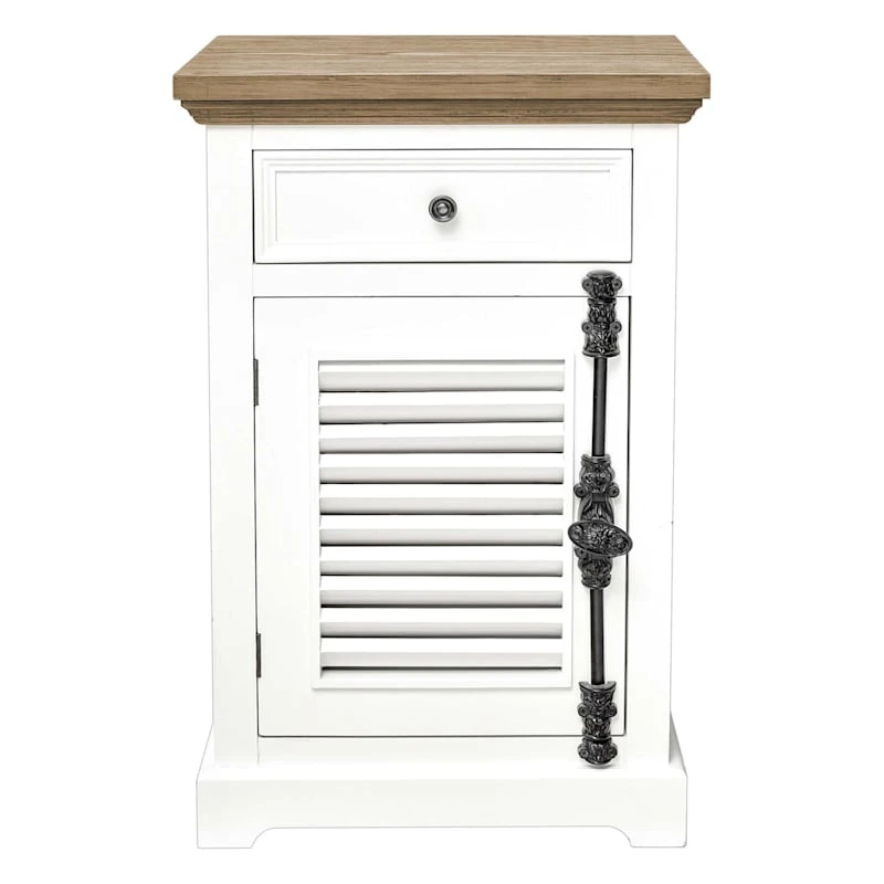 Sharon White Accent Cabinet - Image 2