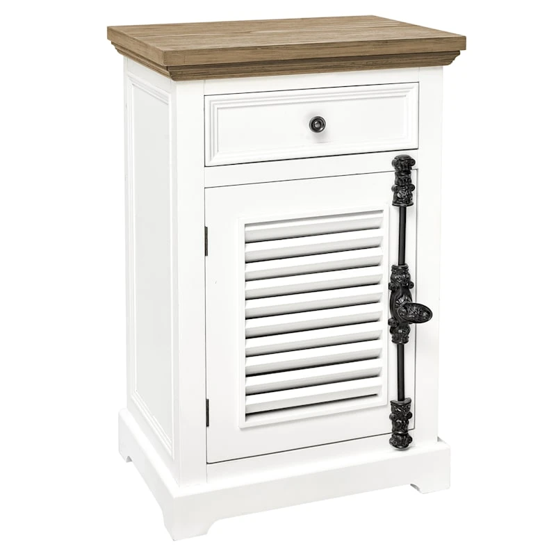 Sharon White Accent Cabinet