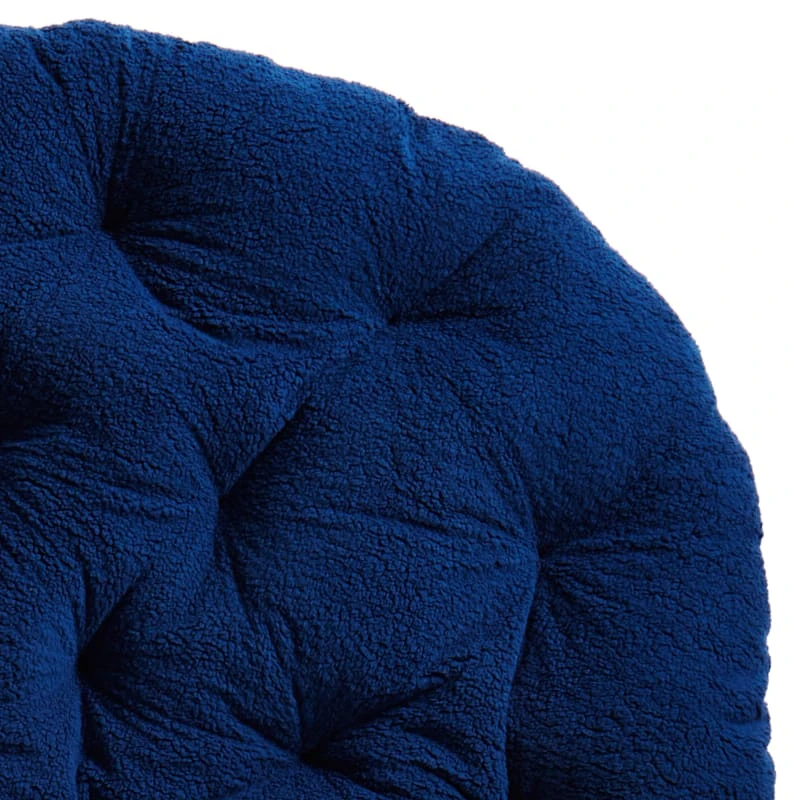 Sherpa Papasan, Navy Blue - Image 3