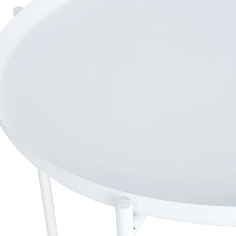 Tate Tray Side Table, White - Image 2