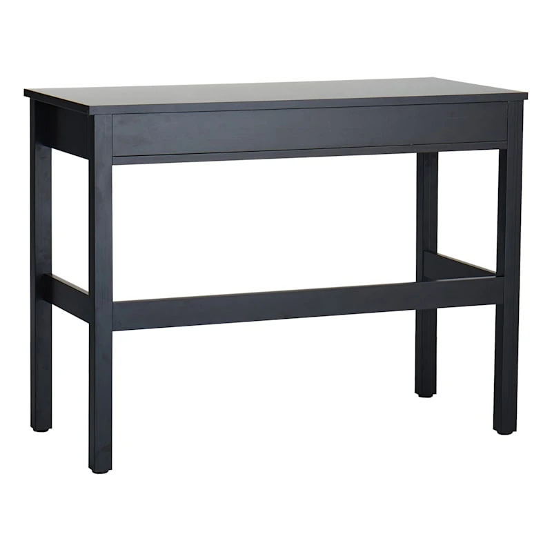Theo Black Wooden Desk - Image 2