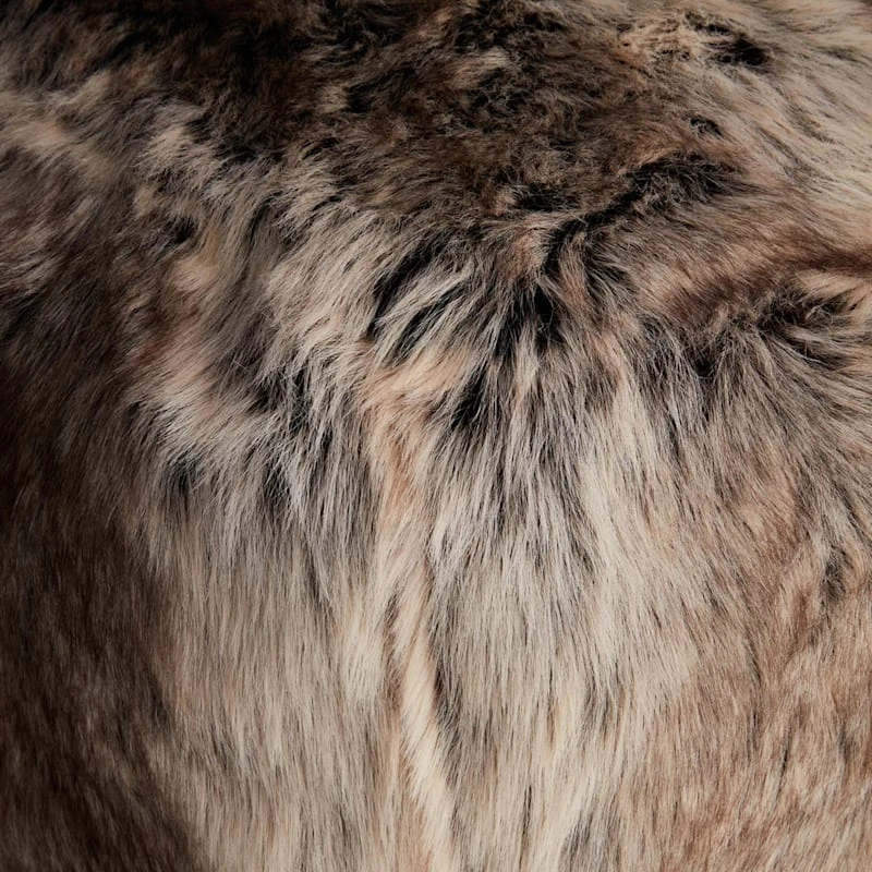 Ty Pennington Creed Ombre Fur Pouf - Image 2