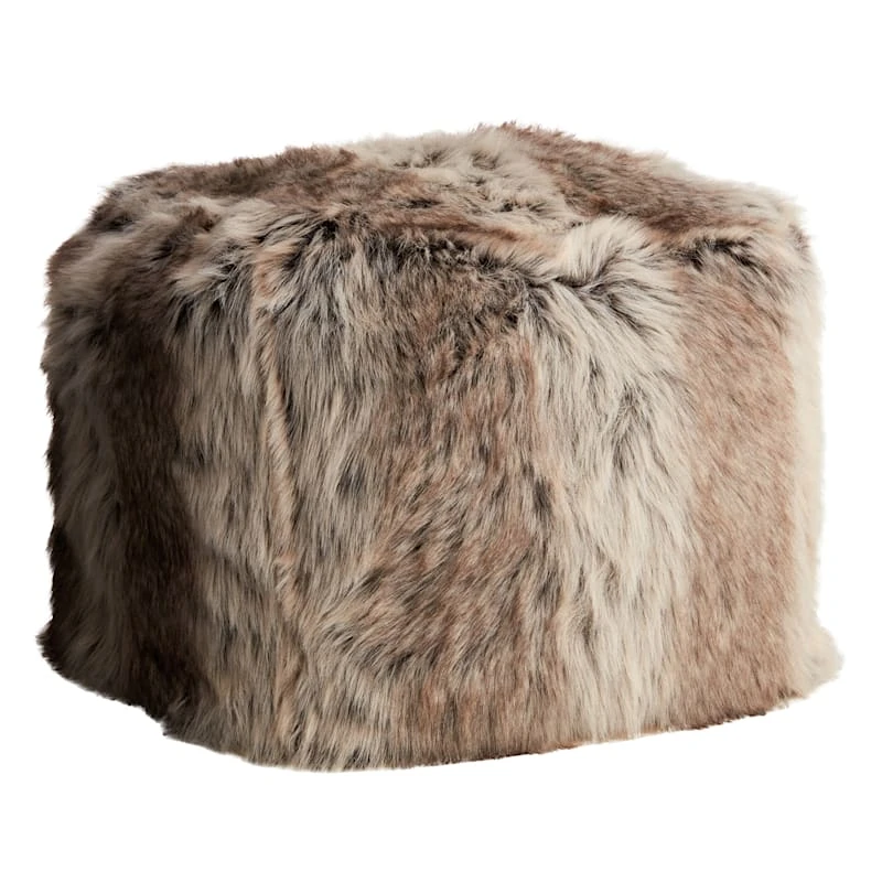 Ty Pennington Creed Ombre Fur Pouf
